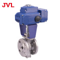 JL900 flanged pneumatic v type ball valve